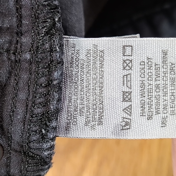 FREE PEOPLE 27x25 SKINNY STRECH ZIPER CUFFS PRE-OWNED WOMENS, GIRLS PANTS - Picture 5 of 8